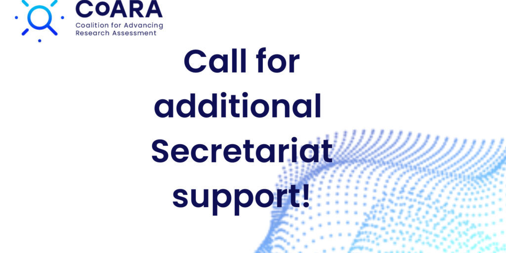 Call for additional Secretariat support!