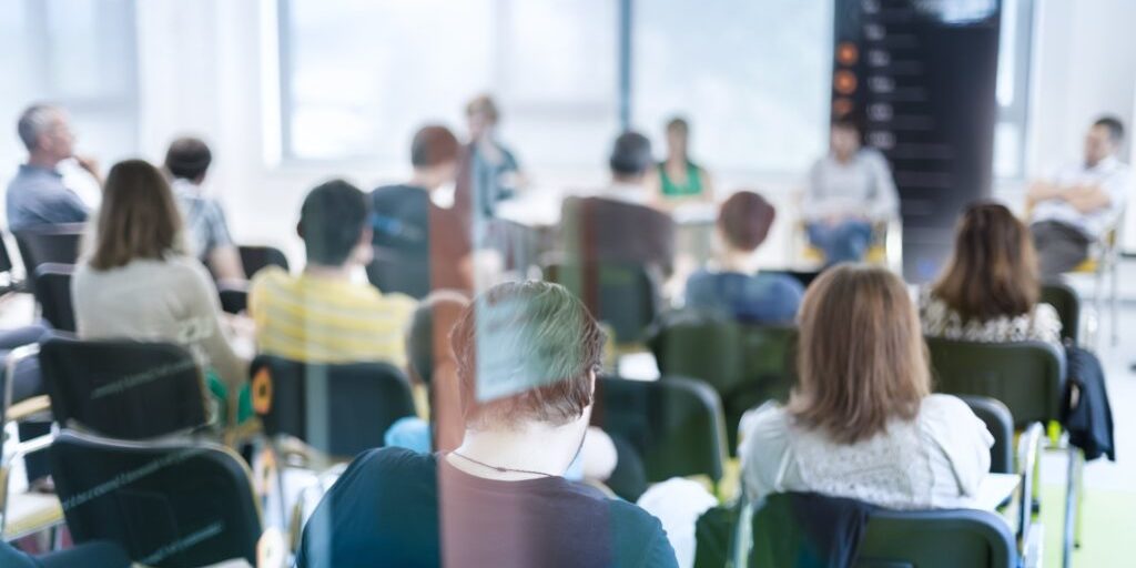 people attending a round table discussion